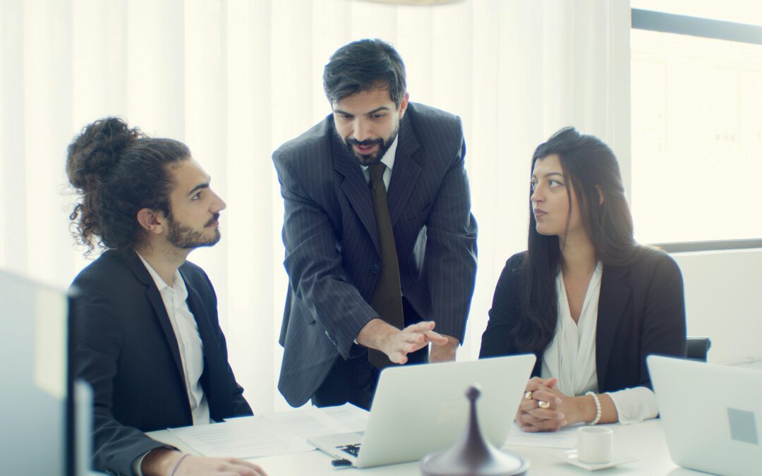 Modern contemporary office setting representing business velocity and streamlined decision-making